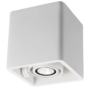 Fantasia ZivaBox plafondlamp wit gips vierkant GU10