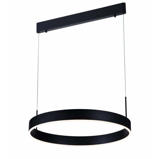 Luminaire suspendu noir, brun, blanc LED rond 22W 571mm
