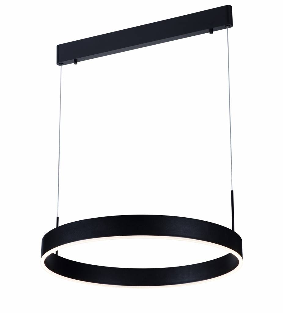Misverstand worstelen Over het algemeen Hanglamp design LED rond bruin, zwart, wit 22W 571mm Ø | My Planet LED