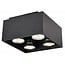 Fantasia Kubo plafonnier carré blanc, 180x180x110mm, avec 4x GU10 LED 5W 2700K variable