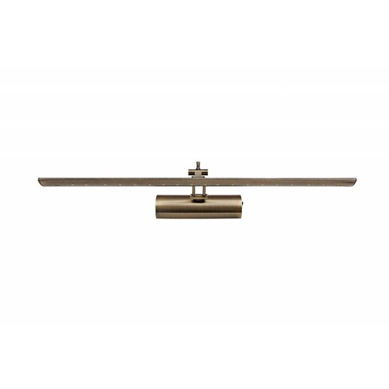 Fantasia Ensor schilderijverlichting brons, richtbare LED 10W, 900 lumen, 3000K warm wit, 555 x 180mm, IP20