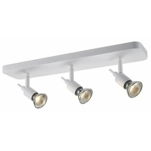 Ceiling lamp 3 spots white or black GU10 3x5W LED