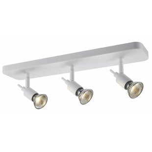 Fantasia Sonar II ceiling lamp 3 spots black, GU10 LED 3x5W