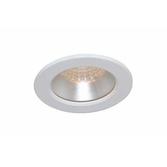 Fantasia IMBER recessed spot GU10, brushed aluminium, Ø85mm cutout 70mm, IP44, height 25mm