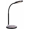Fantasia desk lamp LED black with silver, 365mm high, 5W SMD LED, 350 lumens, 3000K warm white, adjustable