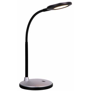 Bureaulamp LED zwart met geel/rood/zilver 365mm 5W