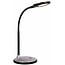 Fantasia Index bureaulamp LED zwart-zilver, 365mm hoog, 5W SMD LED, 350 lumen, 3000K warm wit, richtbaar