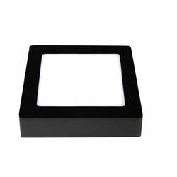 Fantasia Fluke Wandleuchte quadratisch schwarz 12W dimmbar