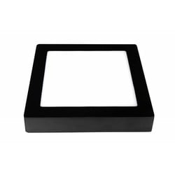 Fantasia plafonnier carré LED noir-blanc 235x235mm dimmable