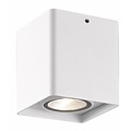 Fantasia Qbus square ceiling lamp, grey/silver, 9W LED, 700 lumens, 3000K, IP54, 90 x 90 x 102.5 mm