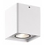 Fantasia Qbus plafonnier carré, gris/argent, 9W LED, 700 lumens, 3000K, IP54, 90 x 90 x 102,5 mm