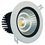 Recessed LED spot 7W 24°/60° 75mm hole size white-black