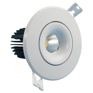 Spot encastrable LED 110mm trou 90 à 100mm 10W dimmable