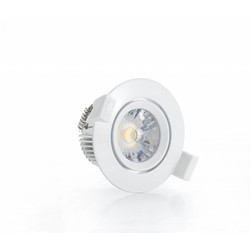 Inbouwspot LED 6W richtbaar grijs, wit 38°/60° driverless
