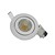 Recessed spot LED 5W, tiltable, white or grey, IP45