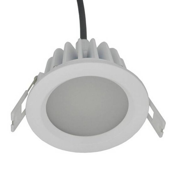 Aquatico Einbaustrahler IP65 LED 8W, 140° Abstrahlwinkel, serienmäßig dimmbar, mit Treiber