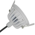 Aquatico Foco empotrable IP65 LED 8W, haz 140°, regulable de serie, con driver incluido