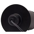 Industrielle Pendelleuchte mit 3 schwarzen Lampenschirmen von 25 cm