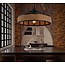 Industrial pendant light with rope 43cm diameter E27