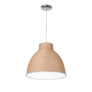 Modern pendant light paper white or brown 50cm Ø