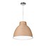 Modern pendant light paper white or brown 50cm Ø