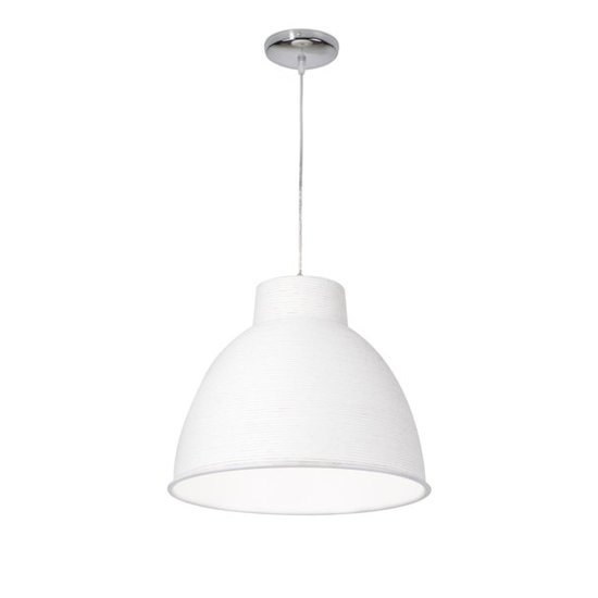 Moderne Pendelleuchte Papier weiß oder braun 50cm Ø