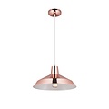 Industrial pendant light copper, black, white, concrete 40cm Ø