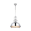 Lámpara colgante industrial cromo, cobre o niquel satinado 40cm Ø