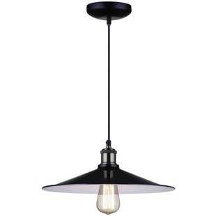 Industriële hanglamp zwarte lampenkap 26, 35cm Ø