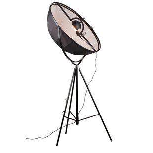 Industrial floor lamp black and white 1900mm E27