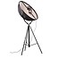 Industriële staande lamp zwart-wit 1900mm E27