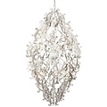 Design hanglamp grijs, zwart, wit sierlijk 150cm H G9x20
