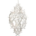 Design hanglamp grijs, zwart, wit sierlijk 113cm H G9x12