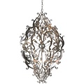 Design hanglamp grijs, zwart, wit sierlijk 113cm H G9x12