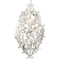 Design hanglamp grijs, zwart, wit sierlijk 89cm H G9x8