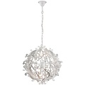 Design hanglamp grijs, zwart, wit rond 51cm Ø G9x8