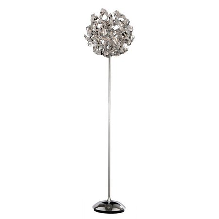 Lampadaire De Luxe Boule Chrome Bandeau 160cm Myplanetled