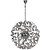 Lustre luxueux design boule bandeaux 106cm Ø