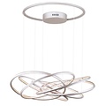 LED hanglamp design ringen wit, zwart, grijs 96W