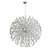 Crystal pendant light ball G4x72 145cm diameter