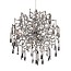 Hanglamp kristal bol G4x20 82cm diameter