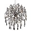 Crystal pendant light ball G4x16 60cm diameter