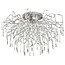 Crystal ceiling light spider G4x16 82cm diameter