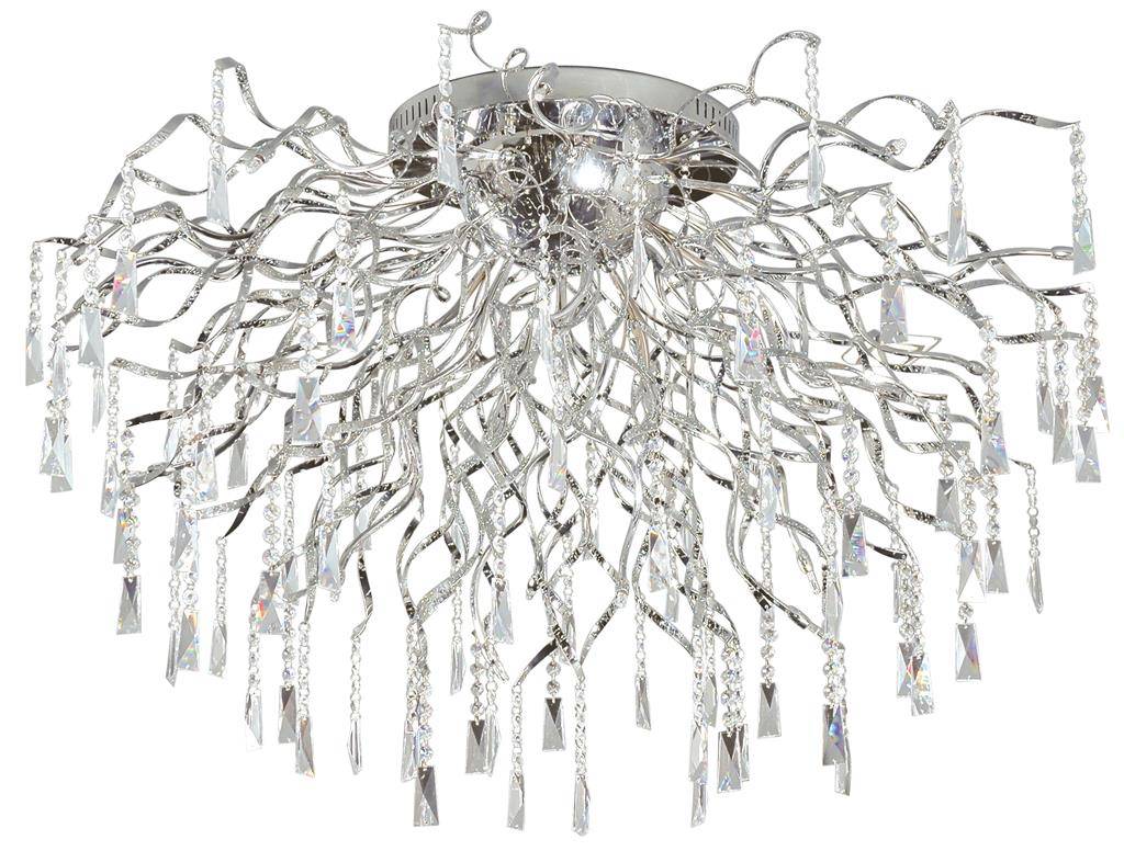 Crystal Ceiling Light Spider G4x16 82cm Diameter