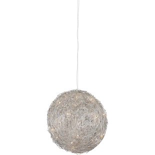 Bol hanglamp ijzerdraad 80cm diameter G4x15