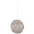 Spherical pendant light wire 120cm diameter G4x25