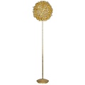 Staande lamp design bol staaldraad zilver, goud 44cm