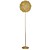 Lampadaire design boule fil d'acier argent, or 44cm