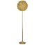 Staande lamp design bol staaldraad zilver, goud 44cm