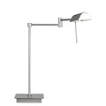 Moderne Schreibtischlampe grau oder Messing orientierbar 38cm H